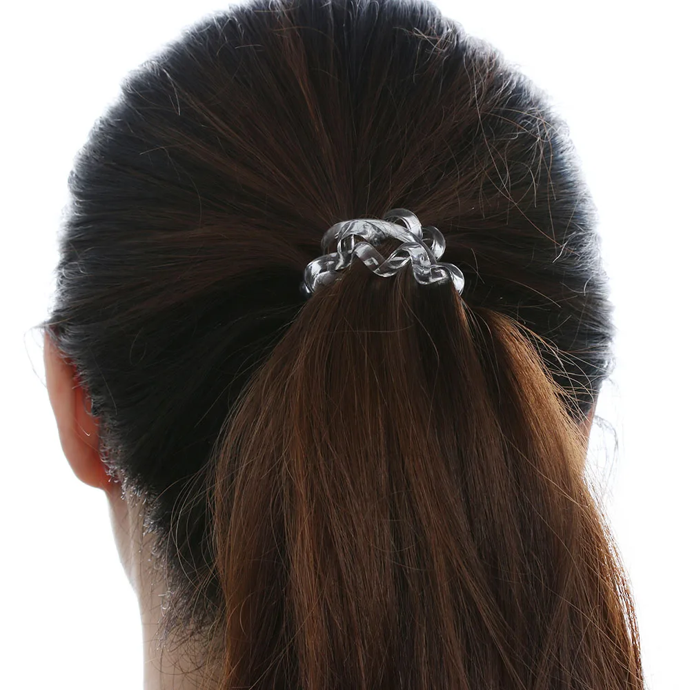 Резинка для волос прозрачная эластичная женщин и девушек 3 шт.|fashion hair accessories|hair accessorieshair accessories for women |