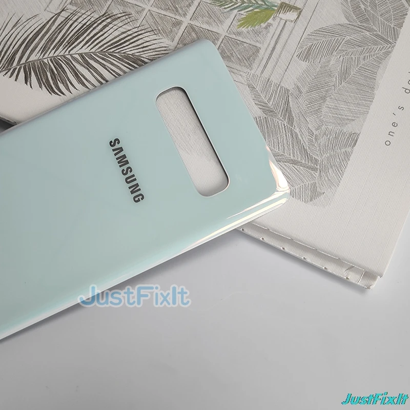 Для SAMSUNG Galaxy S10 задняя крышка батарейного отсека Дверь заднее стекло Корпус чехол