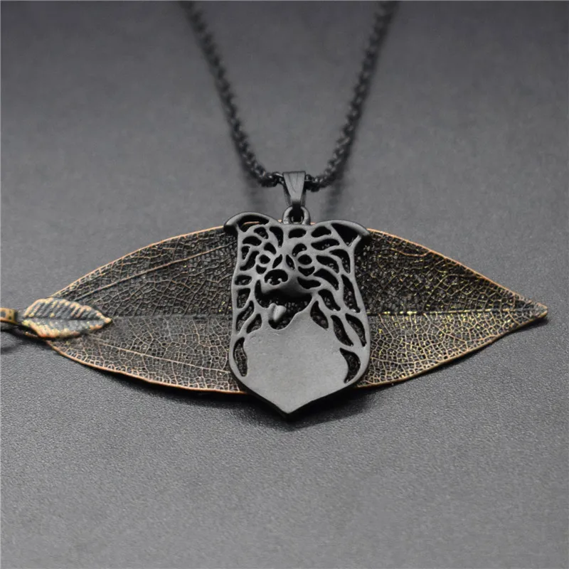 Ожерелье с подвеской "Border Collie" из металла с модным дизайном и пустым краем, 4 цвета, женские украшения.