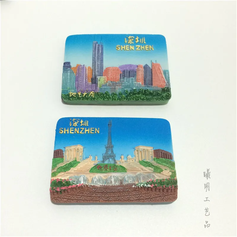 Шэньчжэнь Ханчжоу Китай магнит на холодильник наклейки сувениры 3D Смола ручная