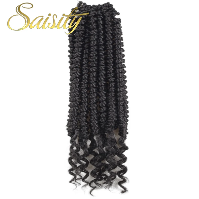 Saisity 12 &quotСенегальские весенние крученые крючки для волос страсть синтетические