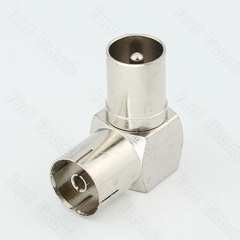 Угловой разъем под прямым углом 90 градусов RF штекер-гнездо гнездо-штекер адаптер