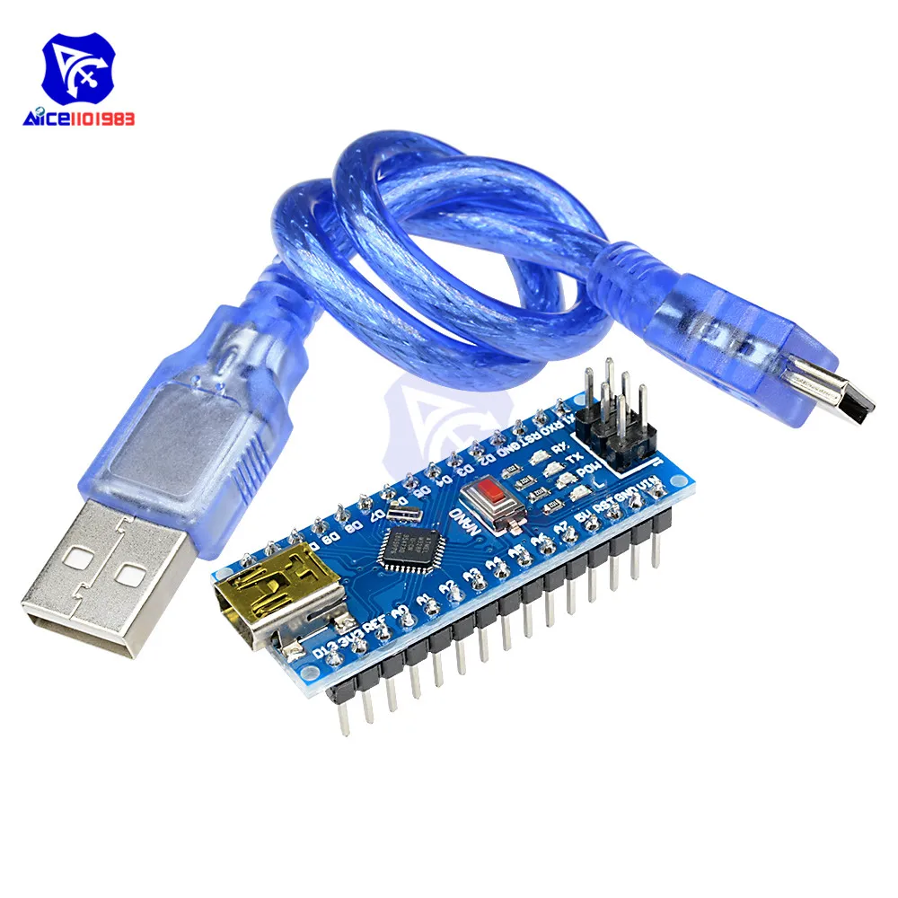 Драйвер CH340G CH340 Nano V3.0 3 0 ATmega328 ATmega328P плата микроконтроллера 5 в 16 м МГц модуль с мини