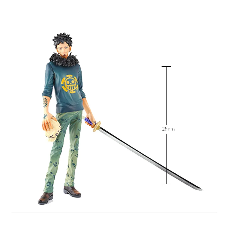 Экшн фигурка из ПВХ с аниме Trafalgar Law модель куклы игрушки 28 см|Игровые фигурки и
