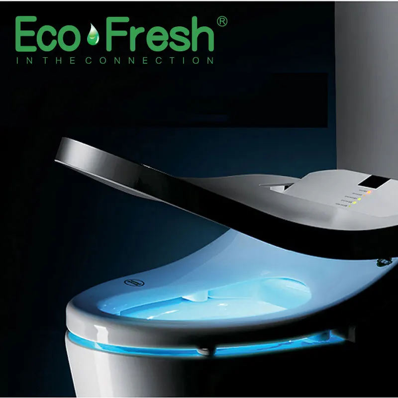 Умное сиденье для унитаза EcoFresh электрическая крышка биде тепловая Чистка сушка
