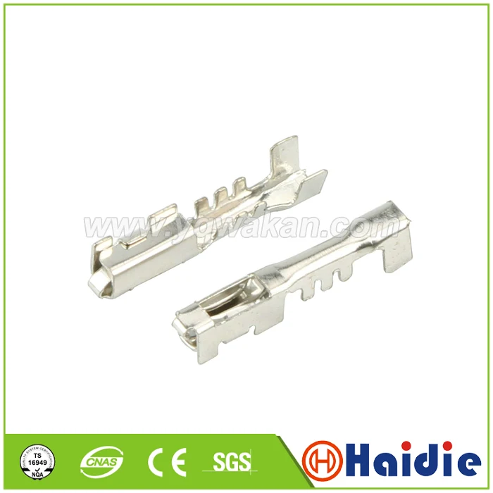 

Free shipping 100pcs auto terminal for auto delphi connector, crimp female loose terminals DJ623-F1.5A