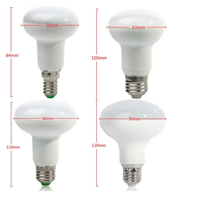 Светодиодный светильник E27 E14 R39 R50 R63 R80 светодиодный с регулируемой яркостью