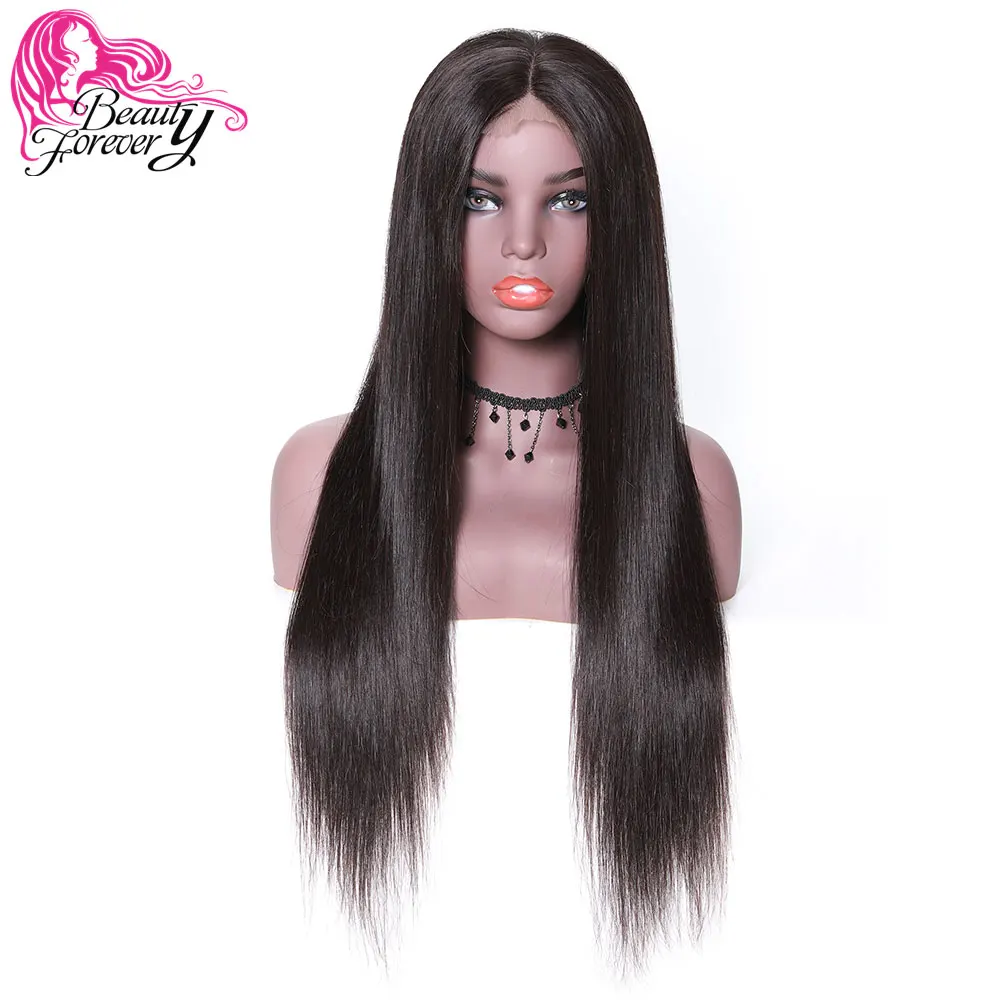 BeautyForever полностью кружевные человеческие волосы парики прямые бразильские remy Wig14
