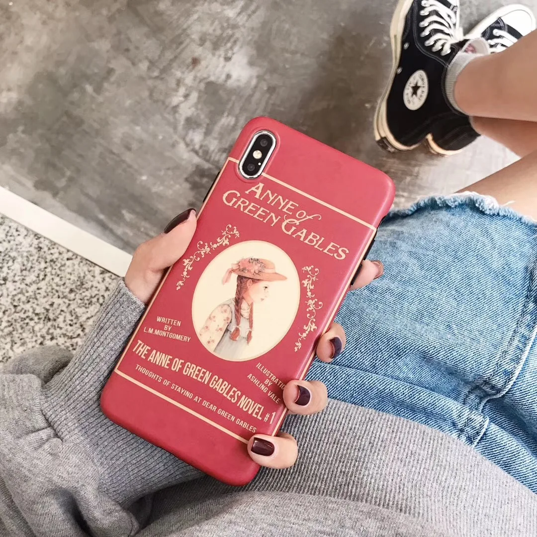 Энн из Зеленых крыш литературный ретро чехол Чехол для iPhone 8 7 6 6s Plus X XR Xs Max