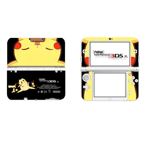 DSLL0301 Для Pokemon GO Пикачу виниловая накладка наклейка Кожа Наклейка для NEW 3DS XL Скины Наклейка s для NEW 3DS LL виниловая кожа Наклейка протектор - Цвет: DSLL0301