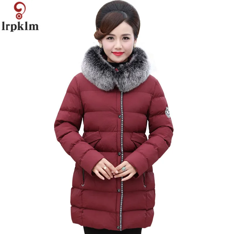Зимние женские длинные куртки с хлопковой подкладкой утолщенное пальто большого