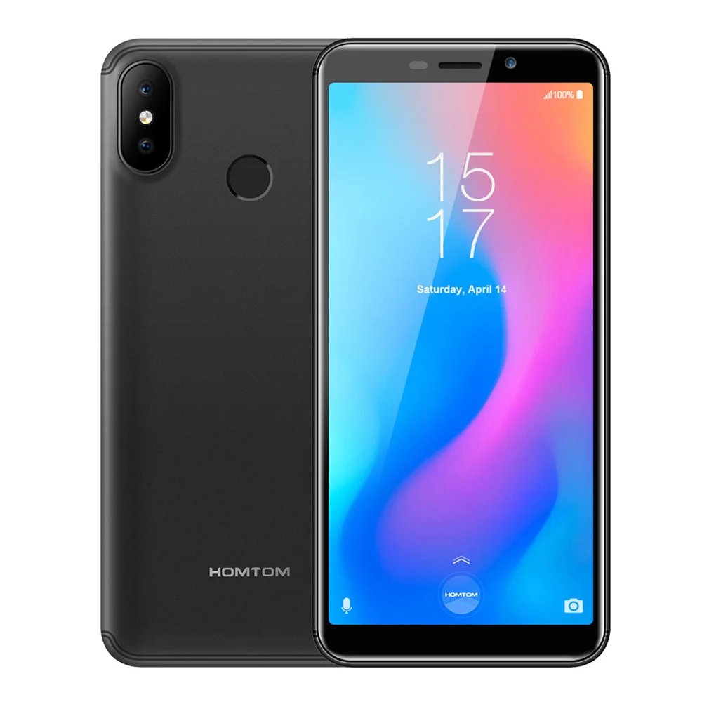 HOMTOM C2 4G смартфон 5 'ɺndroid 8 1 MTK6739 четырехъядерный 2 Гб ОЗУ 16 ПЗУ двойная камера OTA