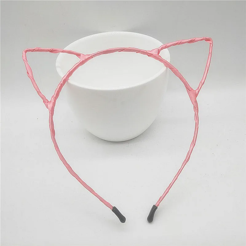Новинка Модная забавная заколка с кошачьими ушками в виде ободка для волос с ободком в виде маленькой головы дьявола.