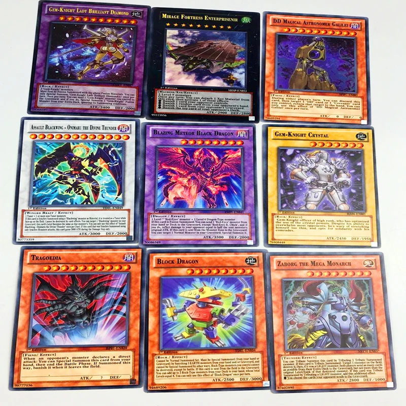 216 шт./компл. Yu gi oh карты yu Аниме игровая коллекция карт игрушки для мальчиков и