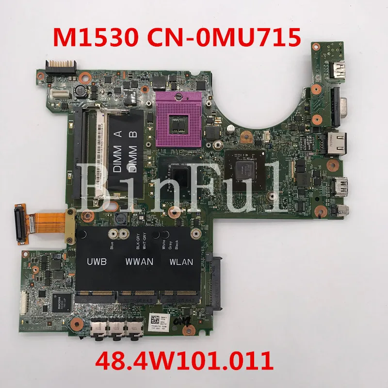 Высокое качество для XPS M1530 материнская плата ноутбука CN 0MU715 MU715 07212 1 48.4W101. 011 100%