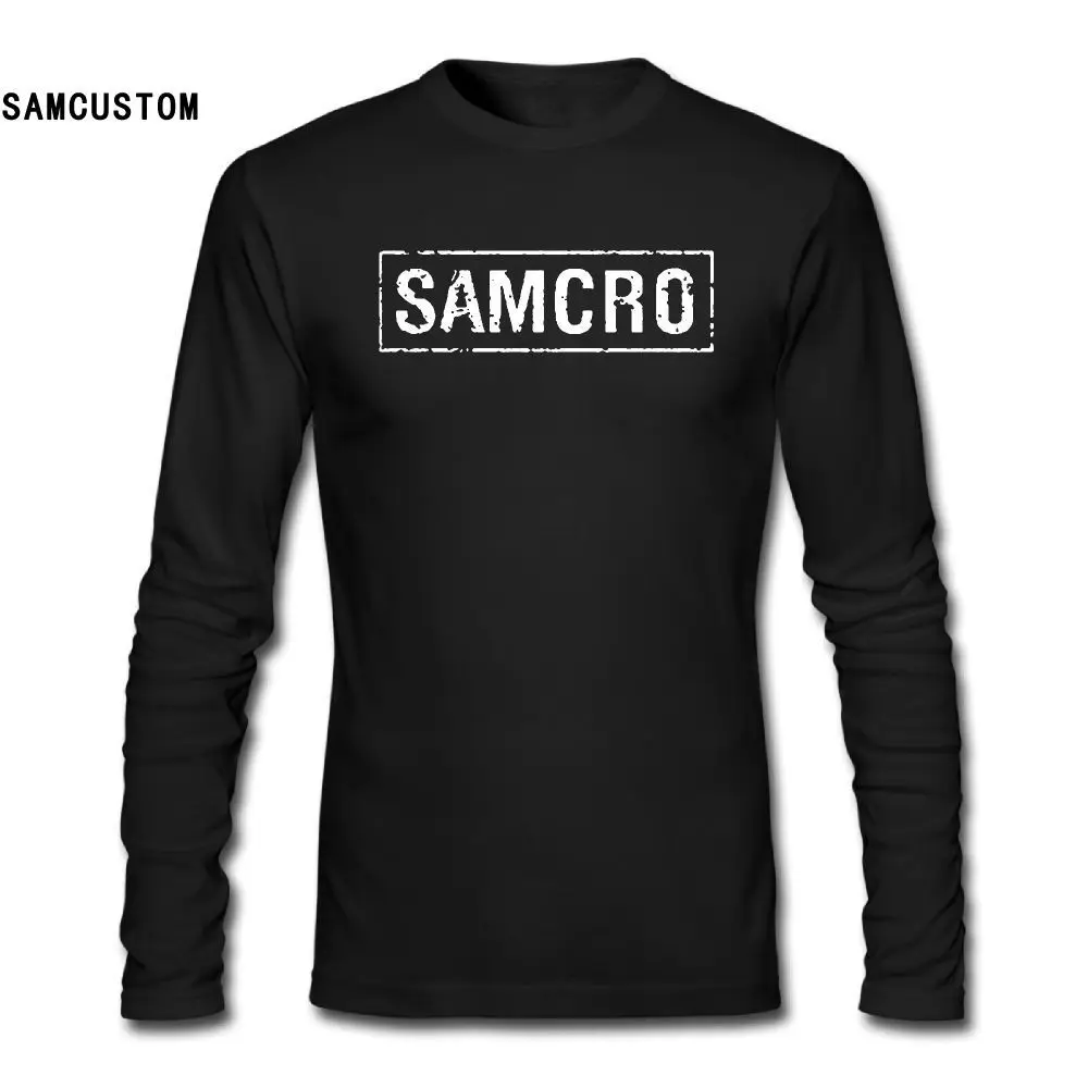 SAMCUSTOM/горячая Распродажа осенних высокоэластичных хлопковых футболок с 3D