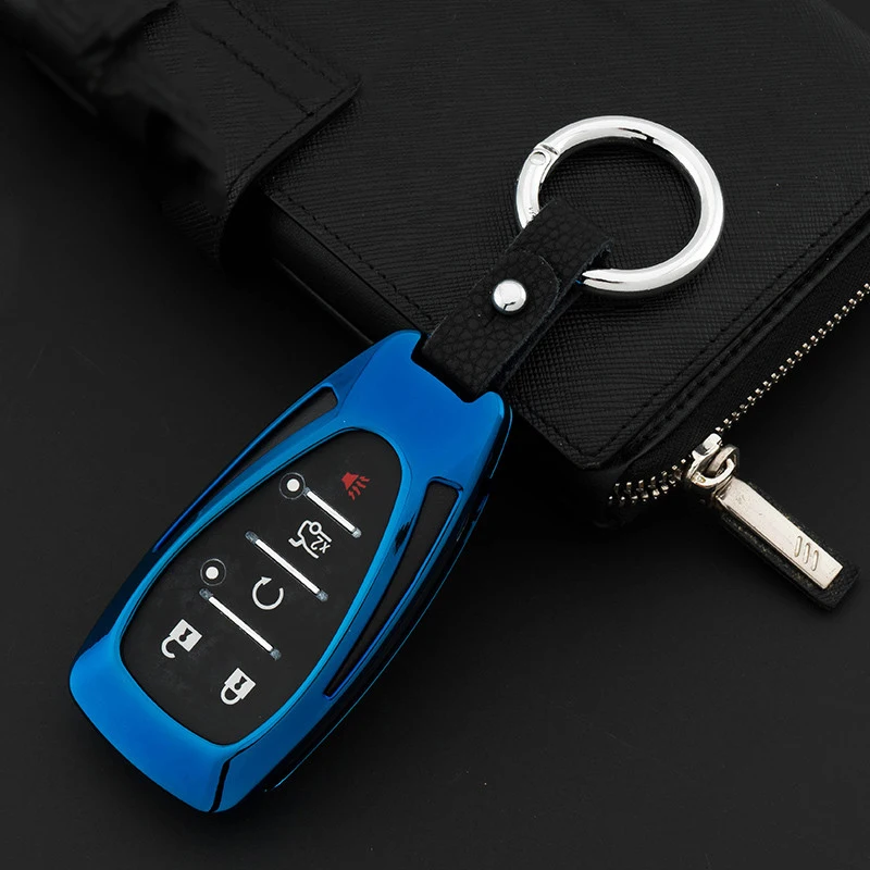 5 кнопочный цинковый сплав чехол для автомобильного смарт-ключа Chevrolet 2016 2017 Camaro