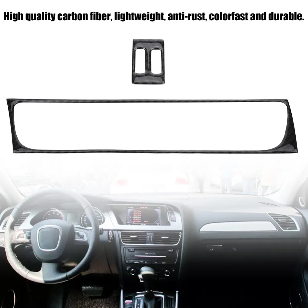 Air Conditioning Cover Trim Carbon Fiber Console Outlet Vent Frame for Audi A4 (B8) 2007-2016 | Автомобили и мотоциклы