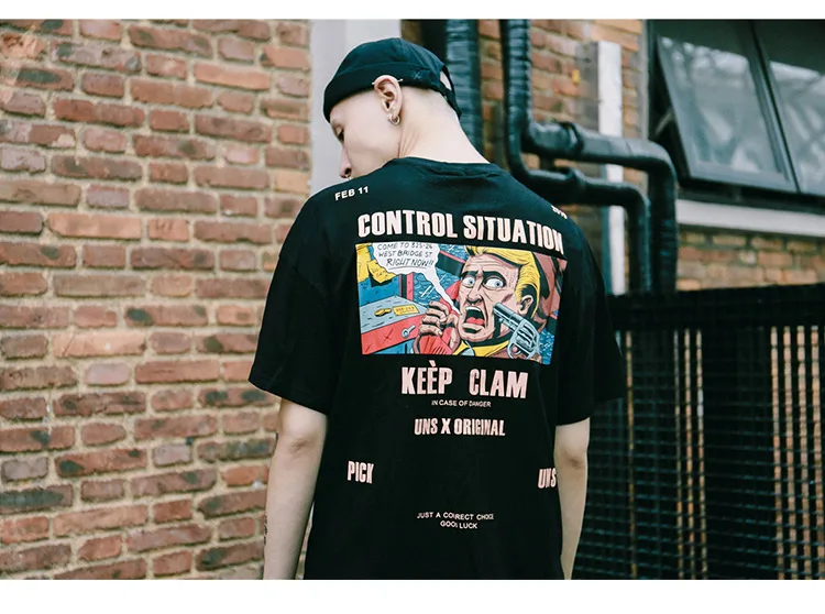 Aolamegs футболка для мужчин мультфильм комиксы печатные мужские футболки с круглым вырезом Смешные буквы Футболки Уличная летняя