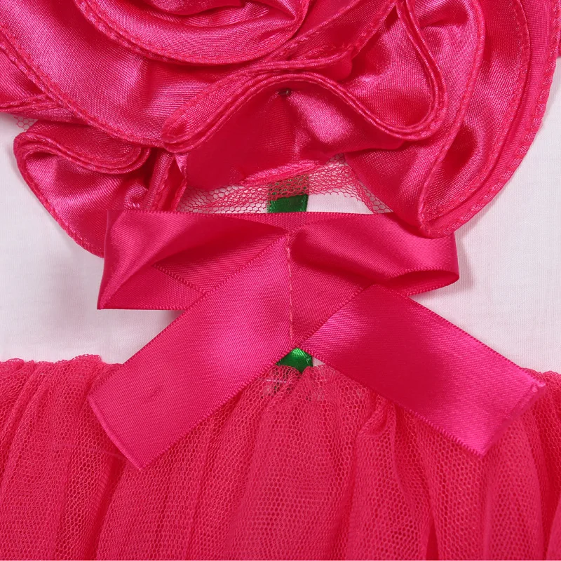 Новое Летнее бальное платье для девочек кружевное платье-пачка красивое с