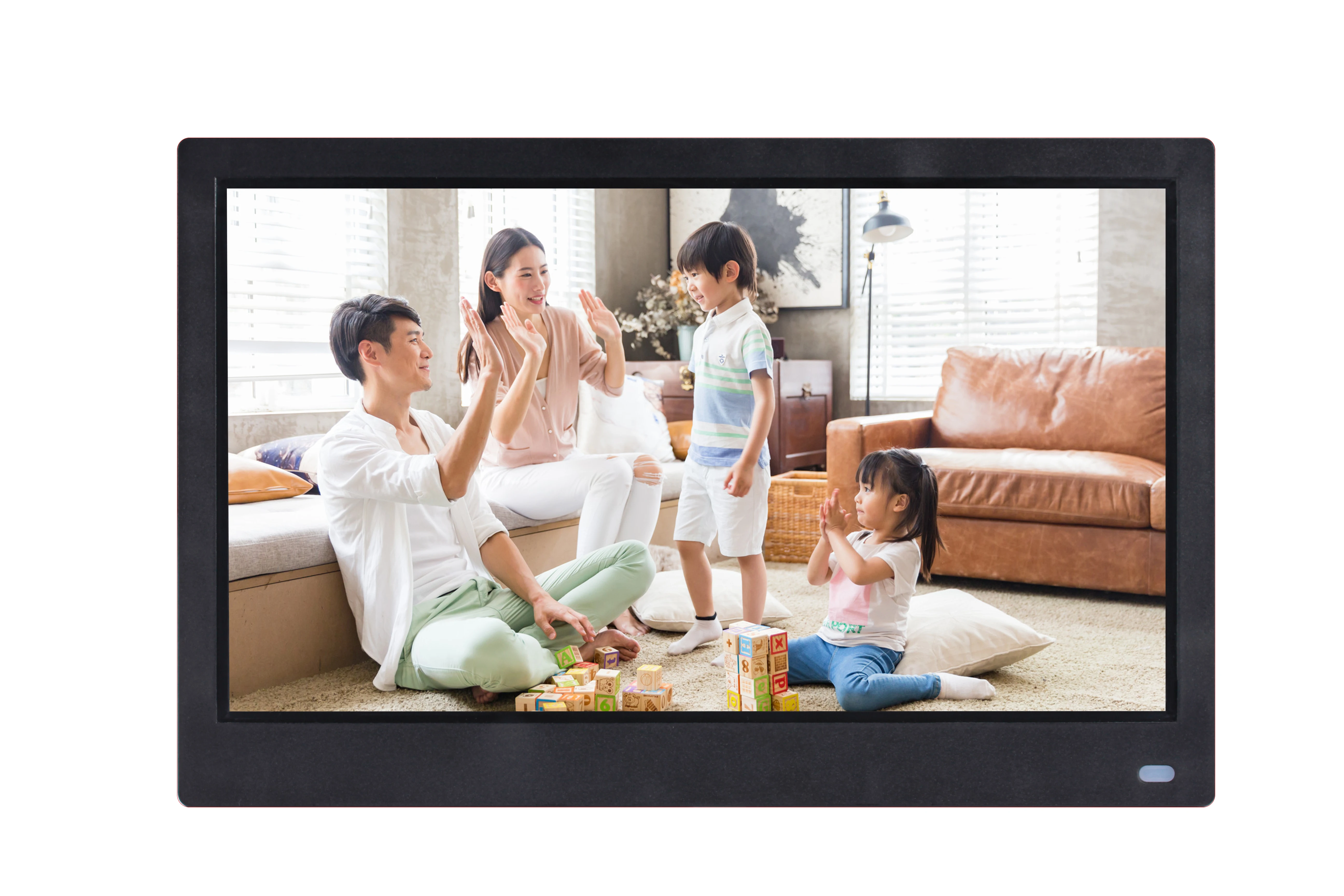 Buy 12 Inch IPS Backlight HDMI 1920*1080 Full Function Digital Photo Frame Electronic Album digitale Picture Music Video on