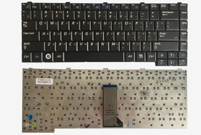 Новая клавиатура для ноутбука samsung Q308 Q310 русская клавиатура черная