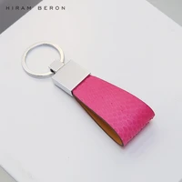 hiram beron key holder python skin custom initials luxury women gift dropship