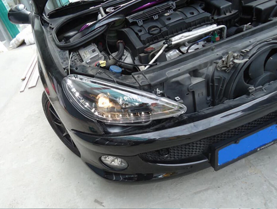 HID, 2004~ 2008, стайлинга автомобилей для Peugeo 206 фар, понимание, 206 207 308 3008 408 4008 508 Raid RCZ партнер, 206 головная лампа