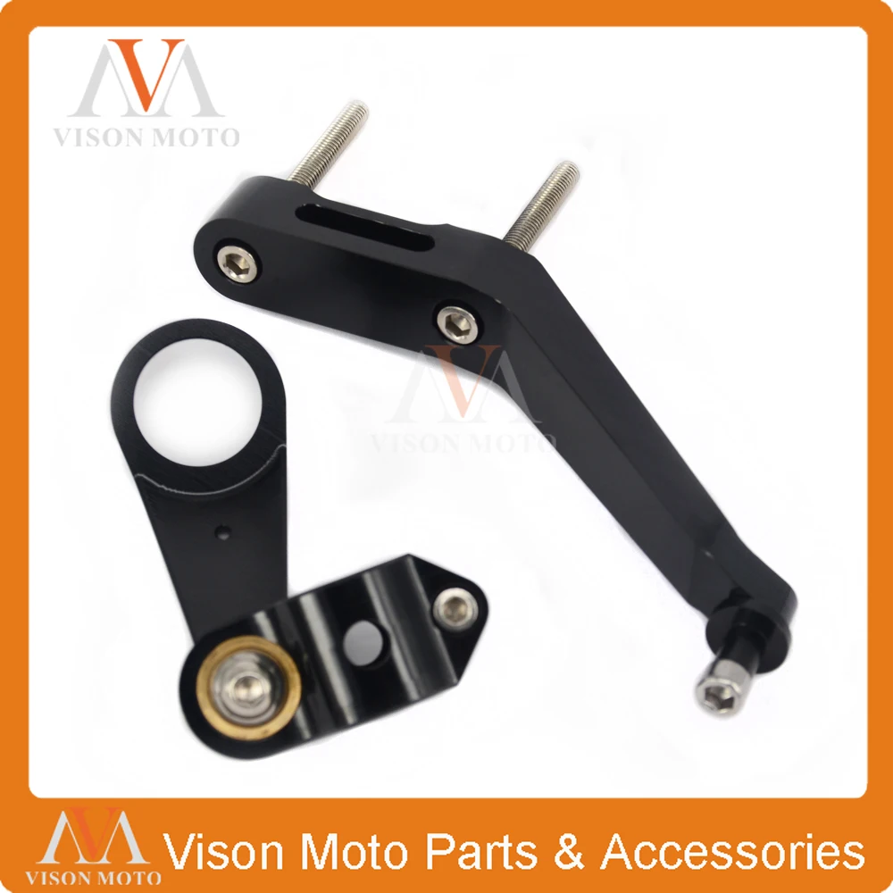 CNC рулевой демпфер комплект стабилизатор с кронштейном Монтажная сборка для HONDA