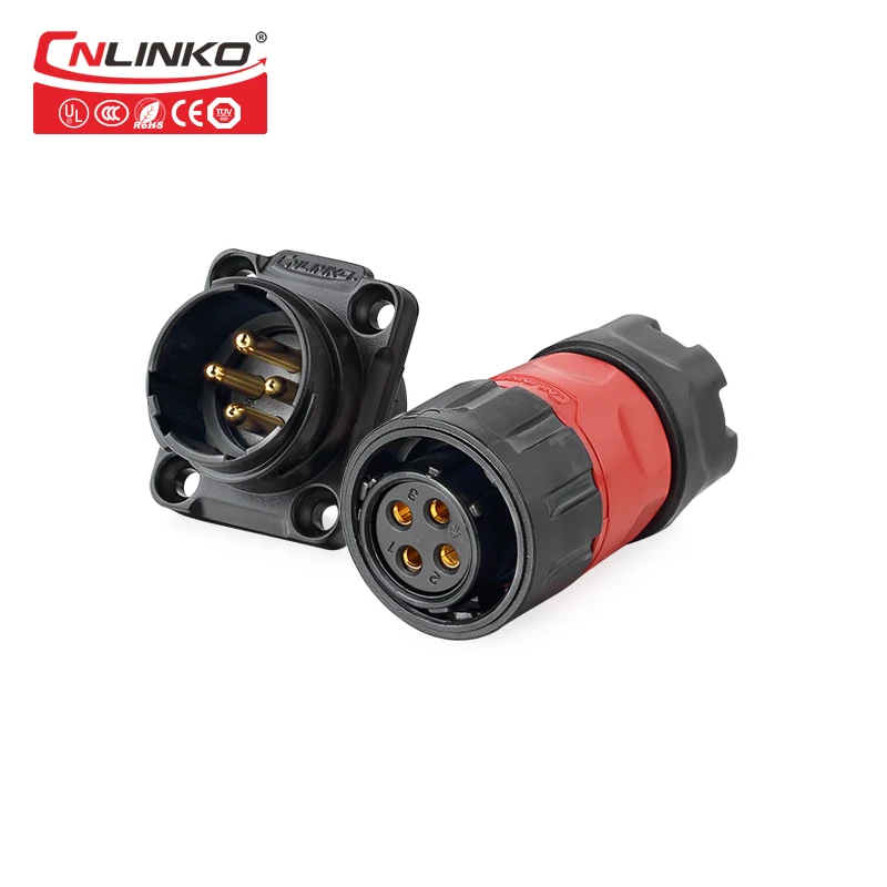 M20 водонепроницаемый позолоченный контактный разъем 2 3 4 5 12 и розетка IP67