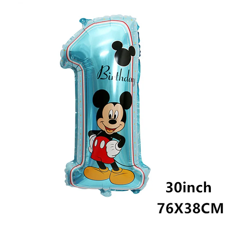 Mickey 1 113 см все виды воздушные шары в форме Микки, Минни, день рождения, свадьбы, вечеринки, украшения, надувные воздушные шары, Детские Классические игрушки globos - Цвет: Mickey 1