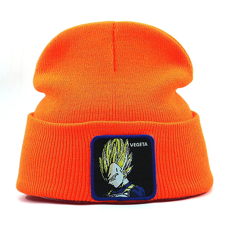 3D Вышивка Bone Dragon Ball вязаная шапочка хлопок Гибкие теплые зимние вязаные шапочки для мужчин и женщин Модные Лыжные шапки