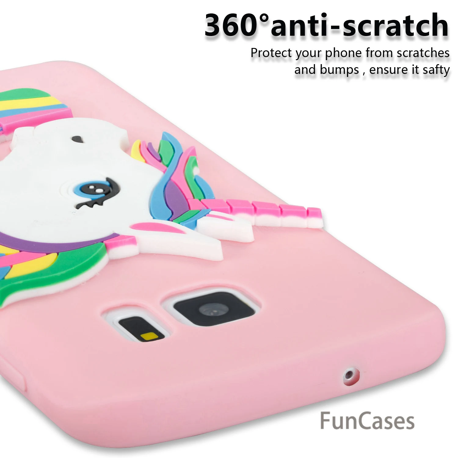 Cute Unicorn Case sFor Cellular Samsung S7 Soft Silicone Phone Cove Floral Back Cover Galaxy Pouzdra Ultra | Мобильные телефоны и