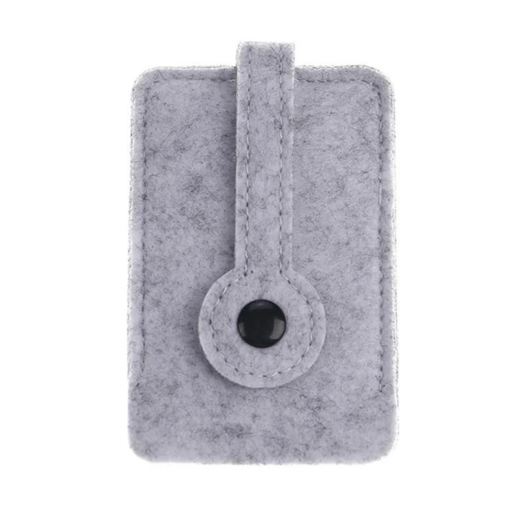 light gray Популярный бренд Luxurry, автомобильное портмоне для ключей, для мужчин и женщин, шерстяной фетровый брелок, держатель, карманные ключи, органайзер, чехол, сумка - Цвет: light gray