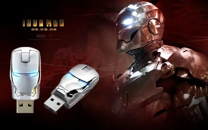 Ironman свет глаз Лидер продаж Usb флешка U флэш-накопитель 128 MB 4ГБ 8ГБ 16ГБ 32ГБ 64ГБ 128 GB Memory Stick