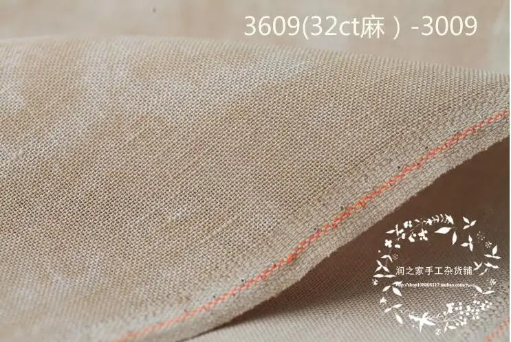 Color 3009 35x70 см 32ct красочные холст Zweigart ZW вышивка крестиком 32 скатерть из льняной ткани ручная вышивка DIY рукоделие - Цвет: Color 3009