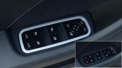Алюминиевая внутренняя ручка двери Крышка подлокотник отделка 5 шт для Porsche Panamera