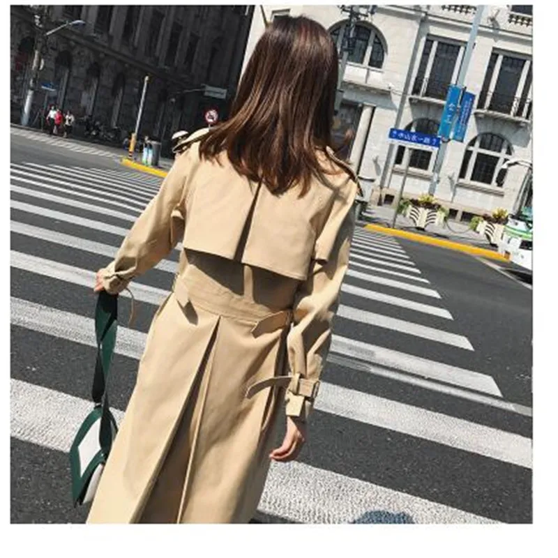 Тренч Женский длинный двубортный 2019 |