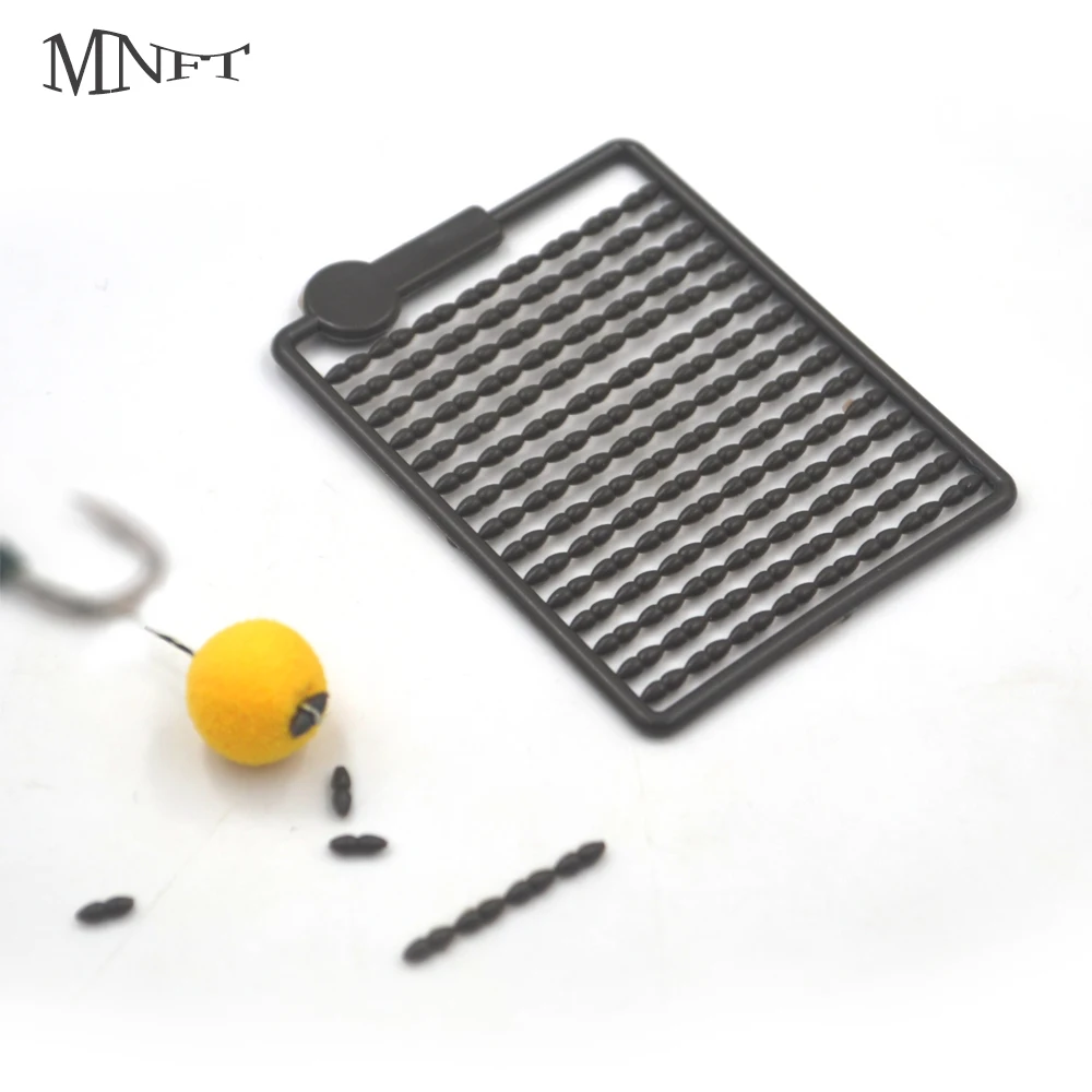

MNFT 20Cards(2400 Pcs) Small Hair Rig Fishing Boilie Stop Dumbell Bait Rig Carp Stops Tackle