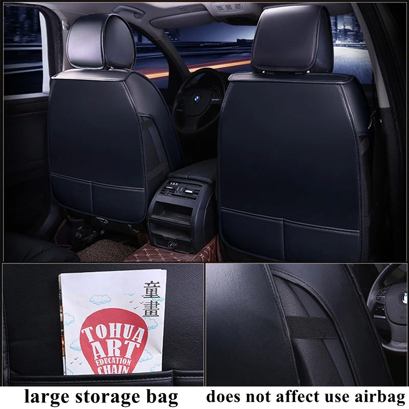 Сиденья для Защитные чехлы для сидений, сшитые специально для Toyota corolla rav4 chr yaris Avensis Auris FJ Cruiser Honda подходит для Civic Accord для Suzuki Swift Vitara Fiat Punto