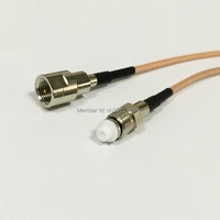 new modem coaxial cable fme male plug connector to fme female jack connector rg316 cable pigtail 15cm 6 adapter