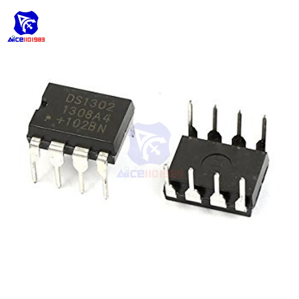 Интегральные схемы DS1302 DS1302N DIP 8 10 шт./лот|Интегральные схемы| |