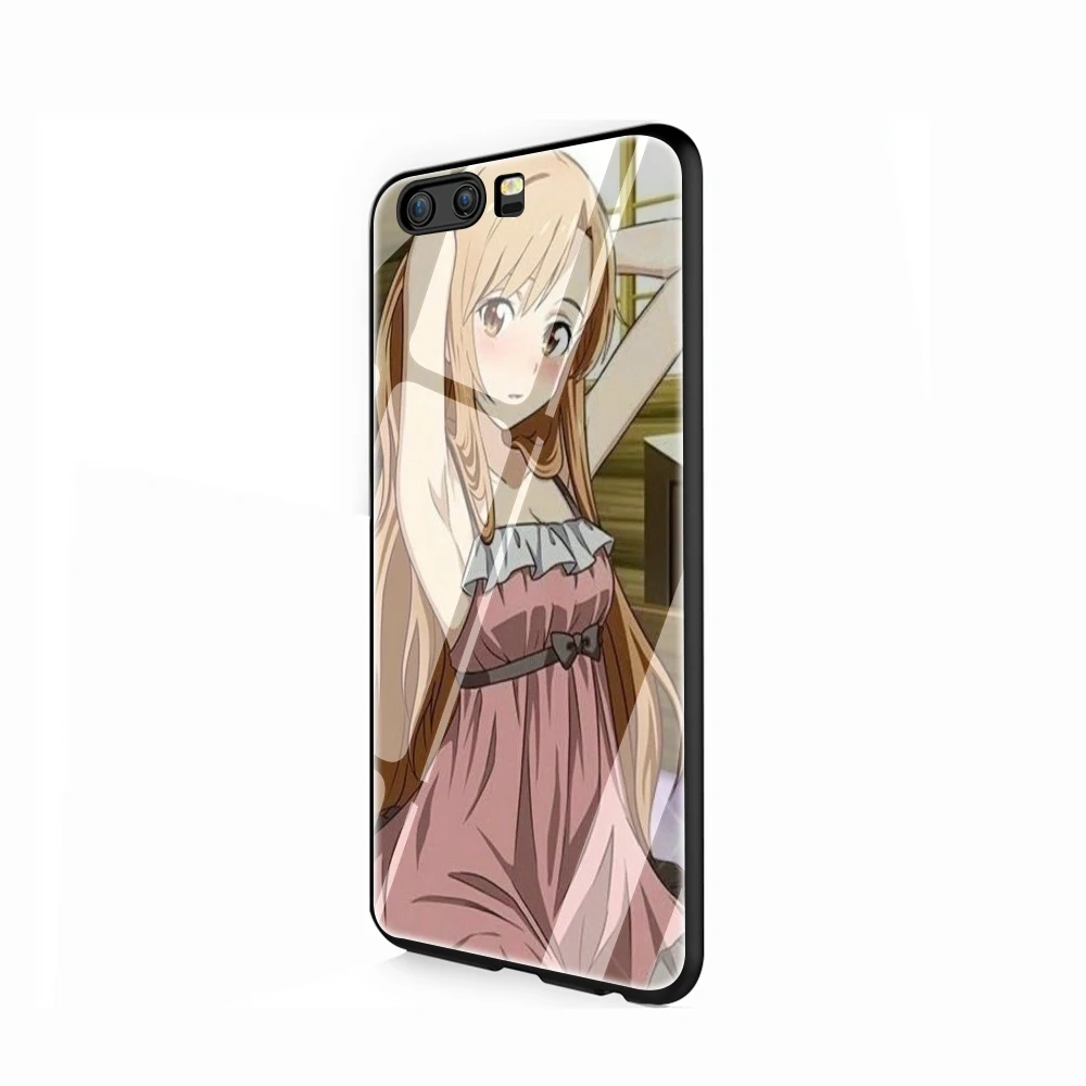 Sword Art Online SAO аниме чехол из закаленного стекла для телефона huawei P10 P20 P30 Y6 Y9 Honor 8X 7A pro 9 10 Lite mate 20 Lite - Цвет: G8