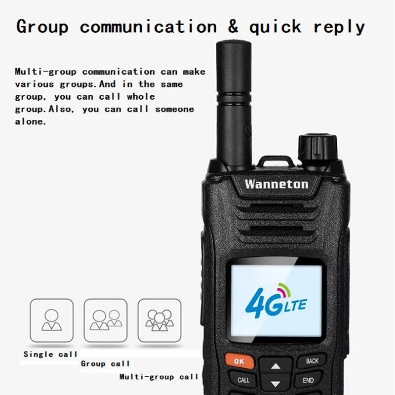 Рация BAOFENG для телефона с SIM картой 8 Вт 50 км GPS GSM WCDMA 4G LTE CB Ham радиостанция кв