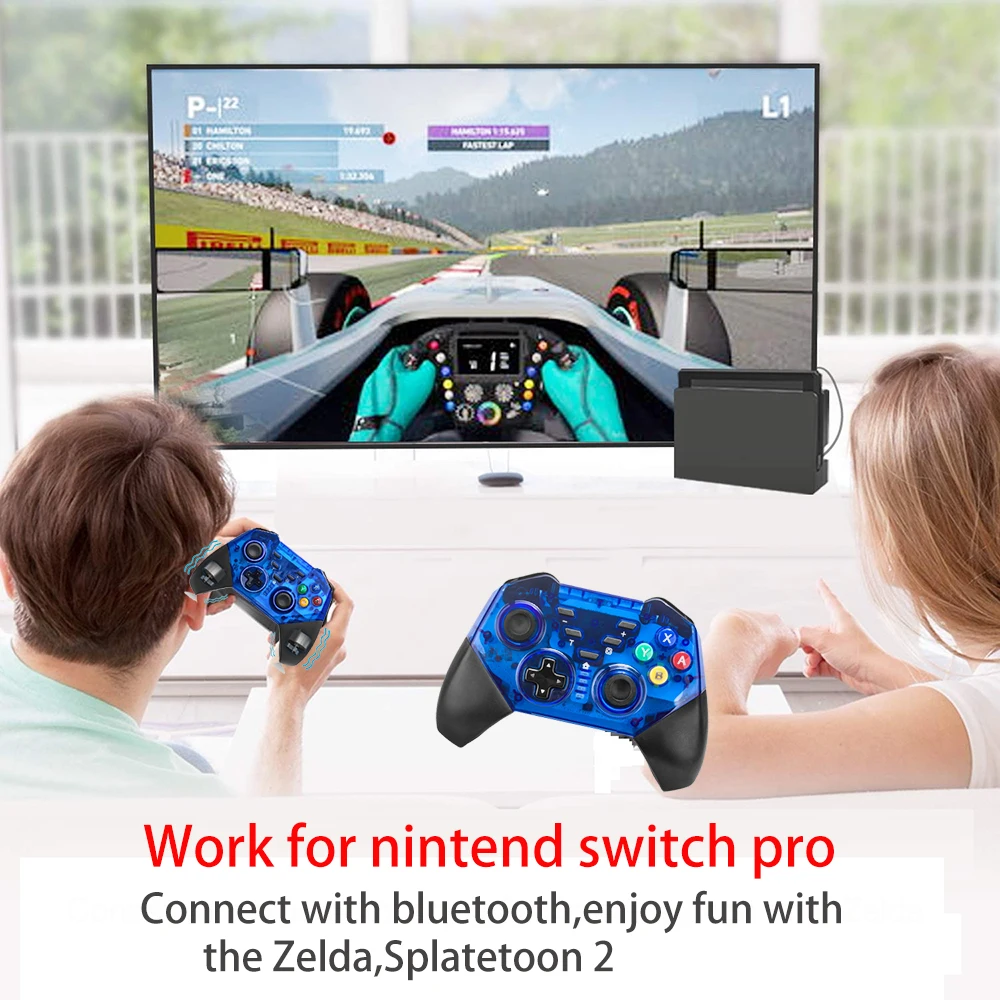 Game Controller For Nintend Switch Pro Controle Wireless Gamepad Joystock PC Bluetooth Joypad | Электроника