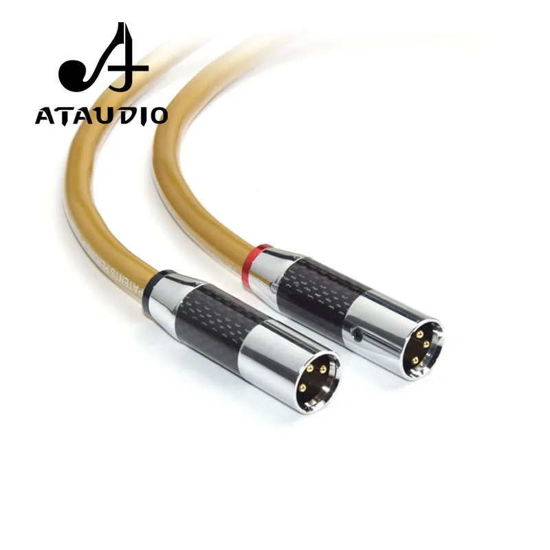 ATAUDIO Cardas 5C медный Hi Fi XLR кабель чистый OCC HIFI двойной папа мама соединительный