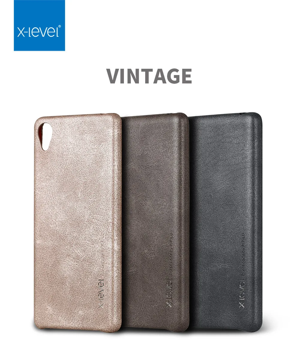 10pcs/lot for Sony Xperia X X-Level high quality vintage phone case luxury ultra thin leather back cover |