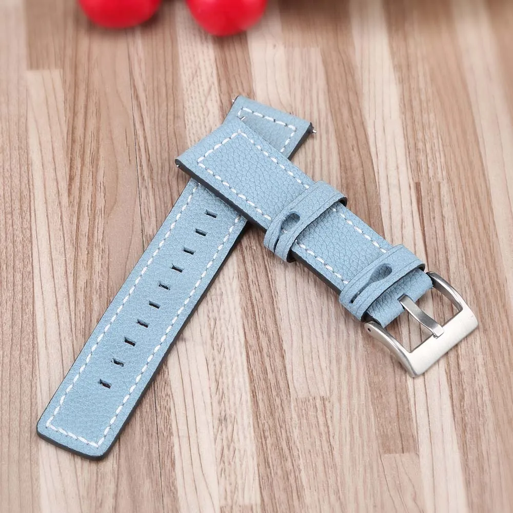 20 мм браслет ремешок для Xiaomi Huami Amazfit Bip GTS GTR 42 мм ремешок для часов Amazfit Pace Stratos 2 GTR 47 мм кожаный ремешок для часов