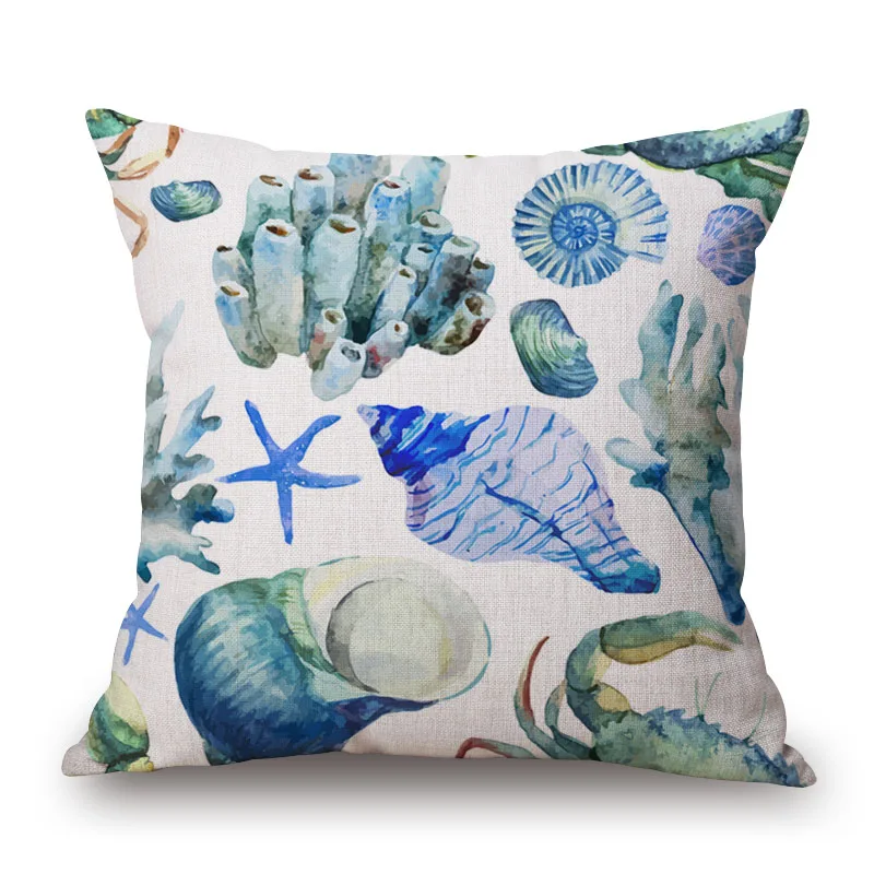 Океанский Коралл Раковина Морская звезда Чехлы 15 видов стилей морским