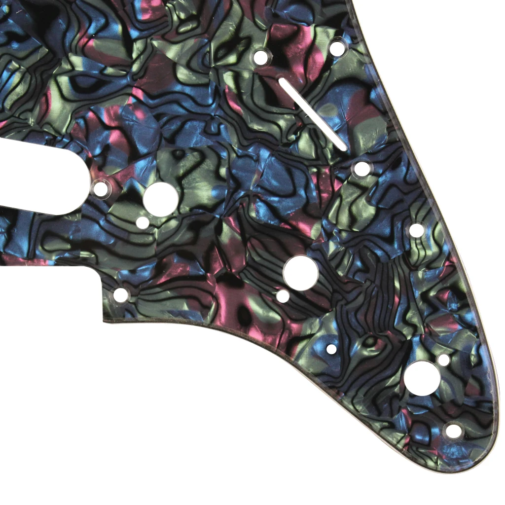 Pickguard 11 отверстий для винтов 3 отверстия захвата гитарная царапина пластина